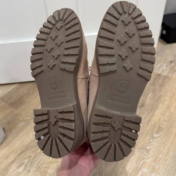 Pink Timberland Lace Up Boots - Picture 7 of 9